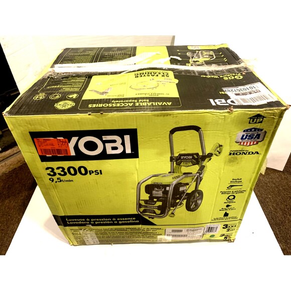 Ryobi RY803325 Cold Water Gas Pressure Washer 3300PSI 2.5GPM Honda GCV200 Engine - Picture 7 of 16
